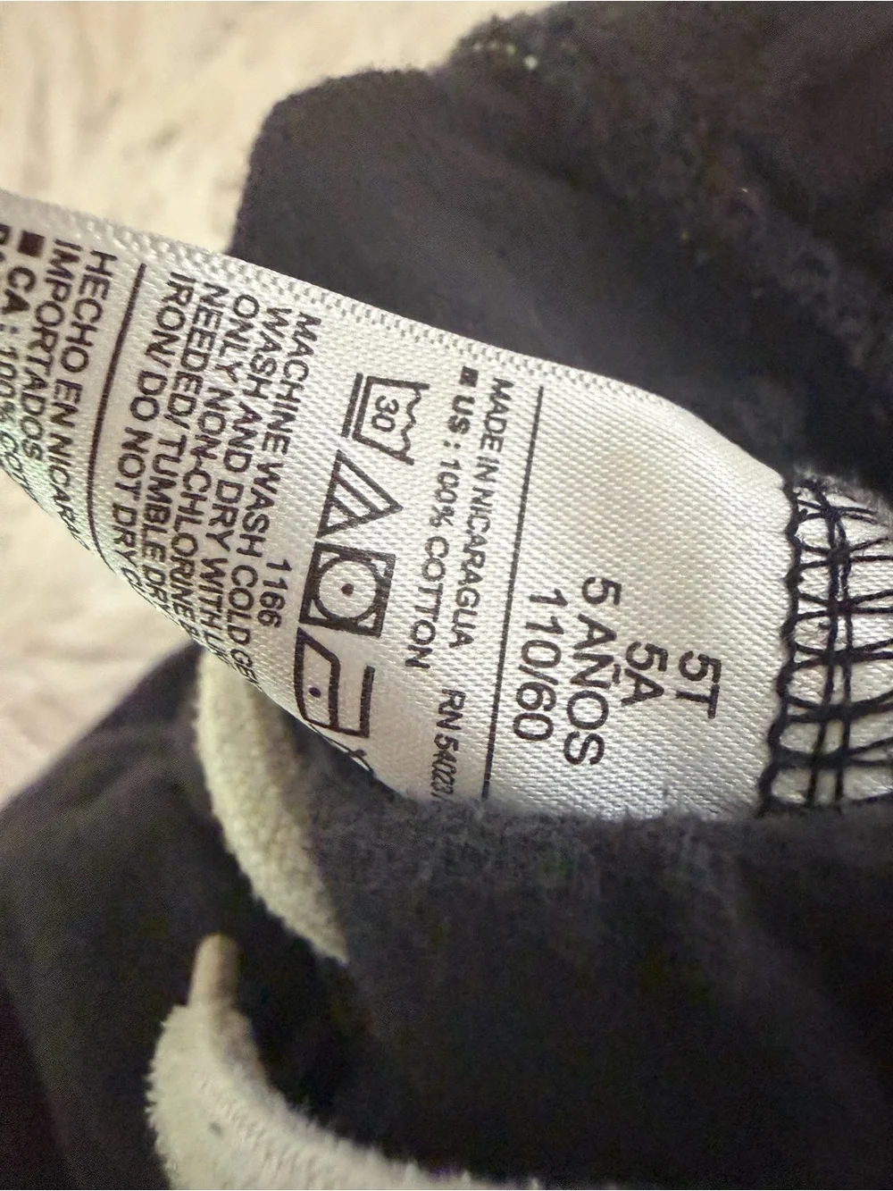 5T Boys Jogger Sweatpants Bundle Old Navy Carters Black Cotton 3 Pack
